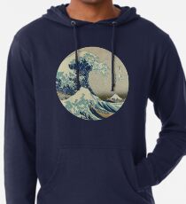 Große Welle vor Kanagawa-Kreis Leichter Hoodie