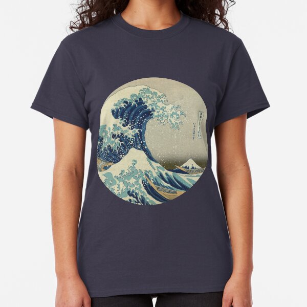 Great Wave off Kanagawa circle Classic T-Shirt