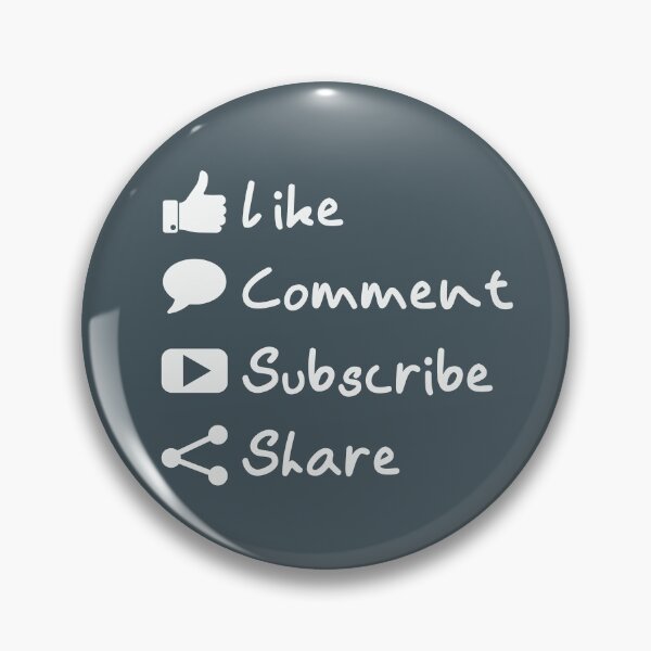 Item preview, Like, comment, subscribe, and share designed and sold by MadabinaDesign.
