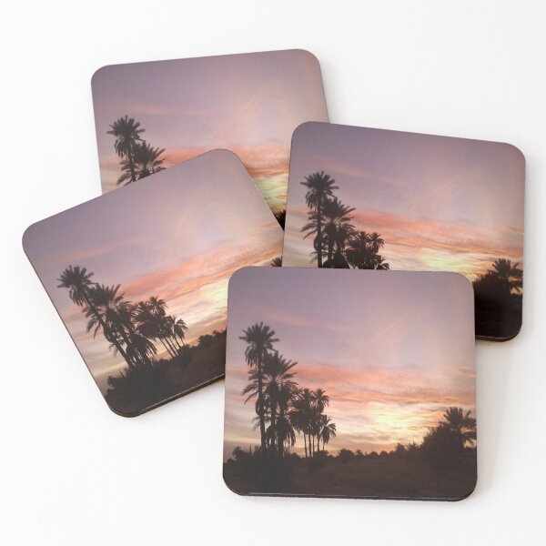 Item preview, Awesome view of sunrise and palm trees designed and sold by faridman.