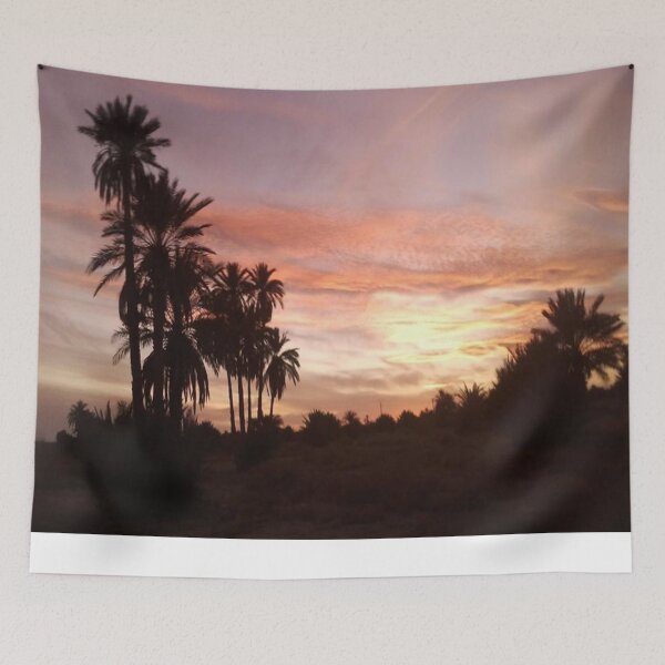 Item preview, Awesome view of sunrise and palm trees designed and sold by faridman.