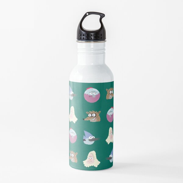 Regular Show - Pixel Pattern Water Bottle