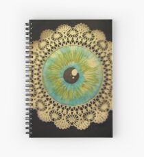 Delicate Eye Lace Spiral Notebook