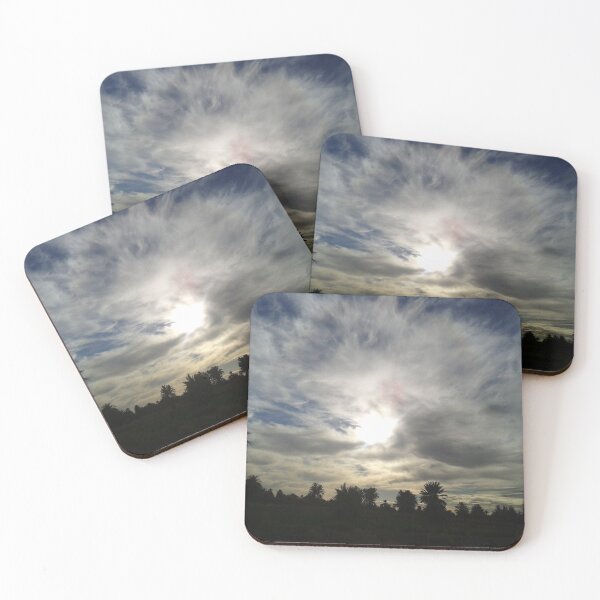 Item preview, Foggy sky and palm trees designed and sold by faridman.