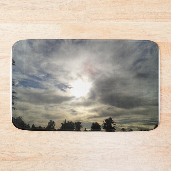 Item preview, Foggy sky and palm trees designed and sold by faridman.