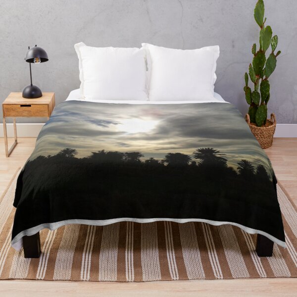 Item preview, Foggy sky and palm trees designed and sold by faridman.