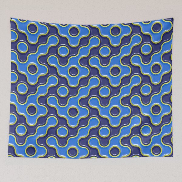 Item preview, 70's vintage retro pattern  designed and sold by Guy Christophe Tixier.