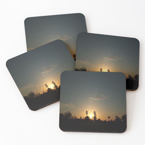 Item preview, Beautiful sunrise with palm trees designed and sold by faridman.
