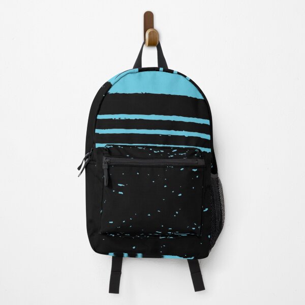 Item preview, abstract neon blue and black designed and sold by kim tang.