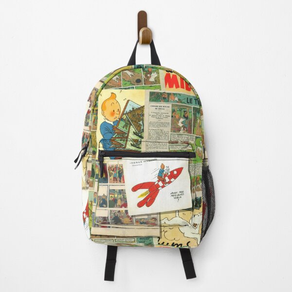 Tintin collage 2 Backpack