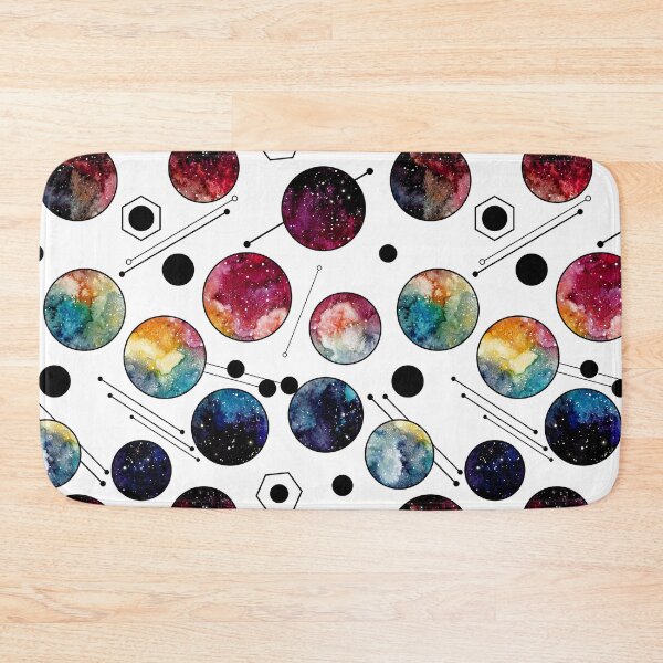 Item preview, Watercolor Colorful Galaxy in Circles designed and sold by Cordata.