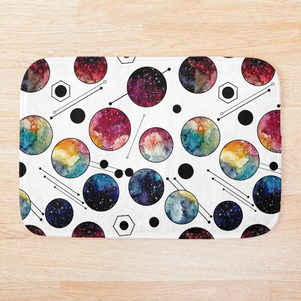 Item preview, Watercolor Colorful Galaxy in Circles designed and sold by Cordata.
