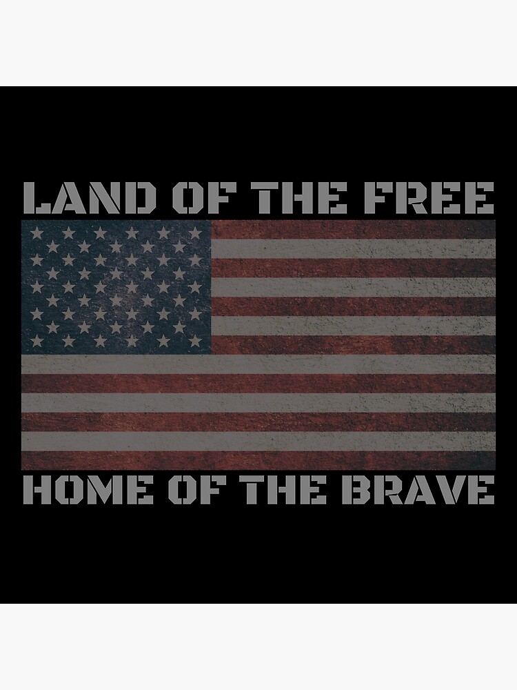 home of the free because of the brave flags home of the free because of the brave flags