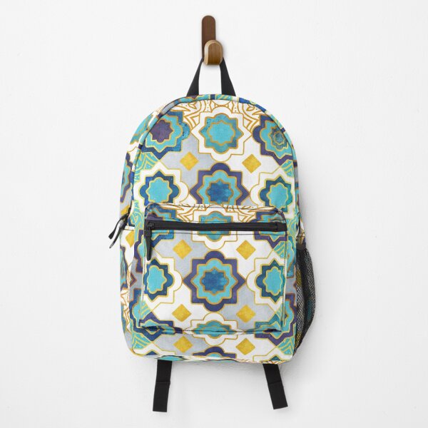 Item preview, Marrakesh gold and blue geometry inspiration designed and sold by SelmaCardoso.