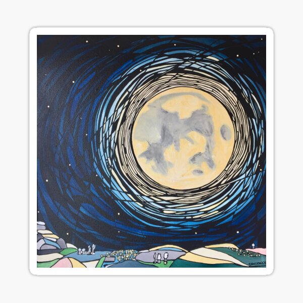 Super Moon Sticker