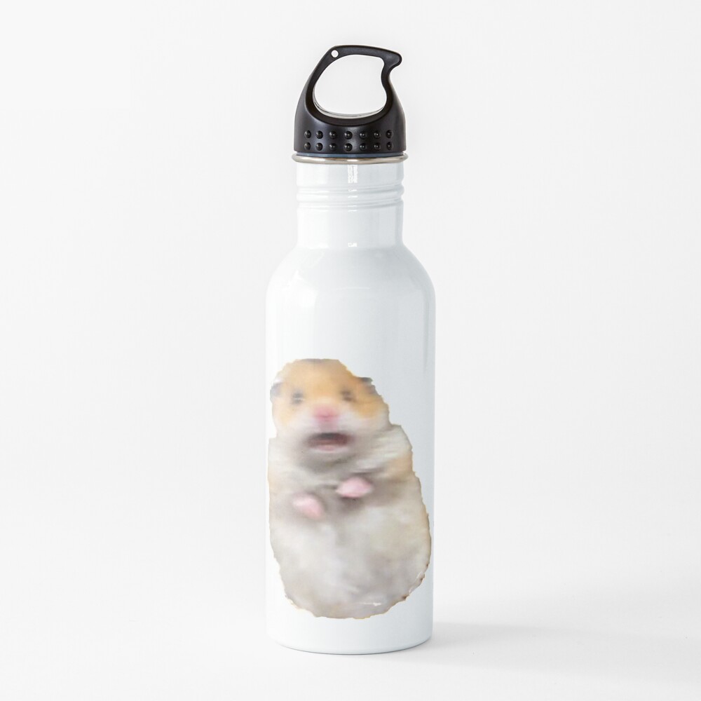 Screaming Hamster Meme Water Bottle