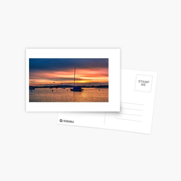 Item preview, Bembridge Harbour Sunset designed and sold by manateevoyager.