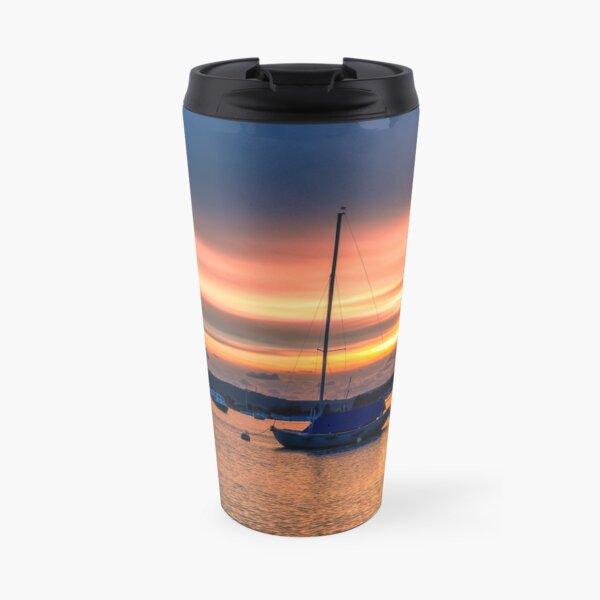 Bembridge Harbour Sunset Travel Mug