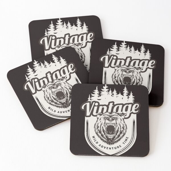 Item preview, Vintage bear retro adventure designed and sold by Imutobi.