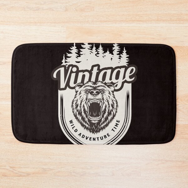 Item preview, Vintage bear retro adventure designed and sold by Imutobi.