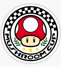 Mushroom Cup Sticker