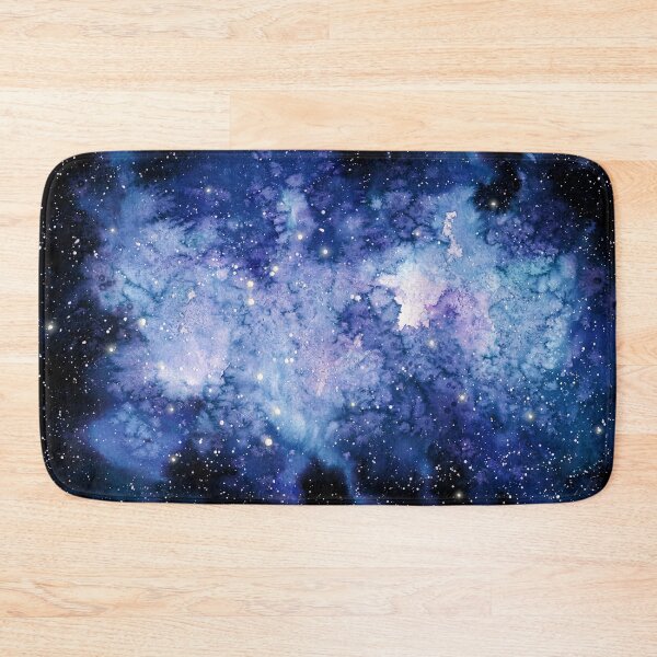 Item preview, Watercolor Deep Blue Nebula and Stars designed and sold by Cordata.
