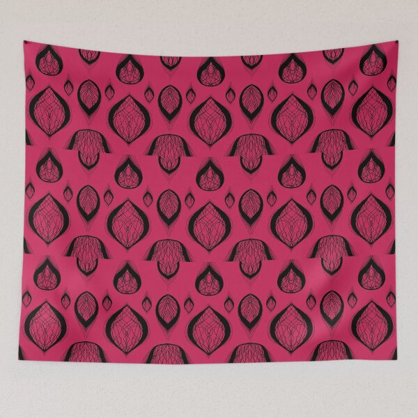 Item preview, red doodle design designed and sold by Tamanna Islam.