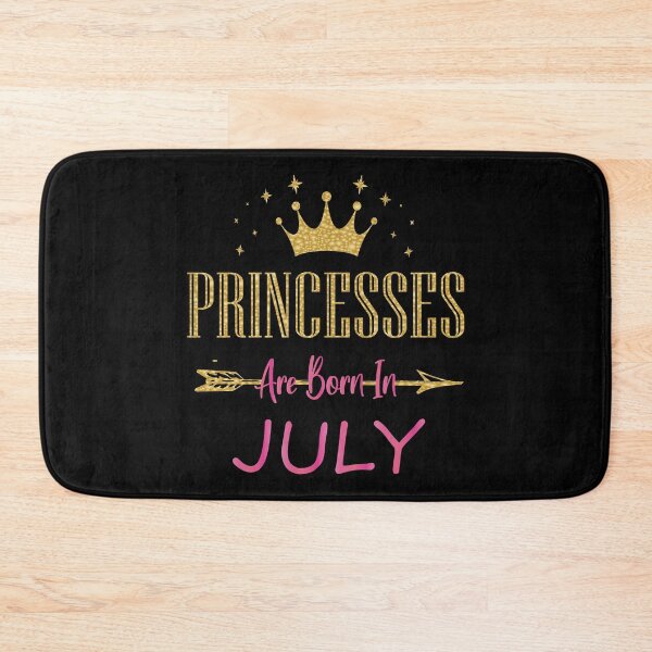 Item preview, Princesses Are Born In July Cute Girls Birthday Party design designed and sold by Grabitees.