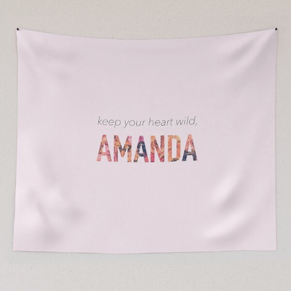 Item preview, Amanda, keep your heart wild designed and sold by Cátia Lima.