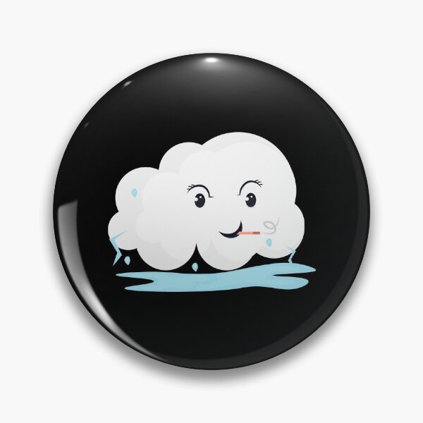 Item preview, Cloud smoking illustration designed and sold by Illutino.