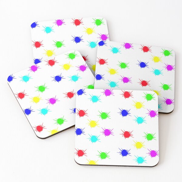 Item preview, © Bright coloured splats: Spiny oyster shell designed and sold by GeoPipics.