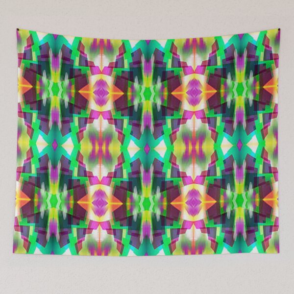 Artikelvorschau, Quadrate und kräftige Farben Abstracto, psychedelisches Arte Abstracto, abstraktes Kunstdesign entworfen und verkauft von Adri Barnard.