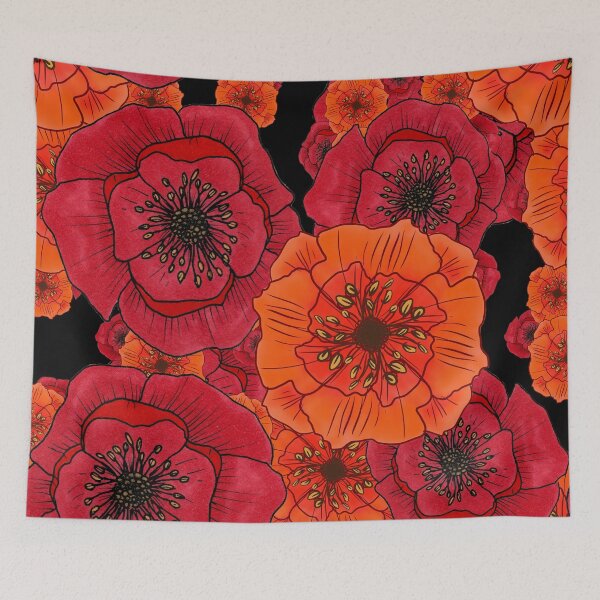 Item preview, red and orange roses designed and sold by AnnaBaldon.