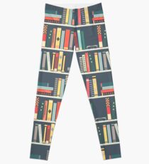 SMART PATTERN BOOKS ON SHELF Leggings