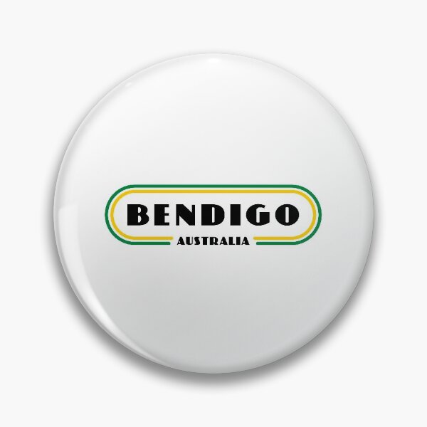 Item preview, Bendigo City Aussie Australia Retro Vintage Lines designed and sold by creativecaveman.