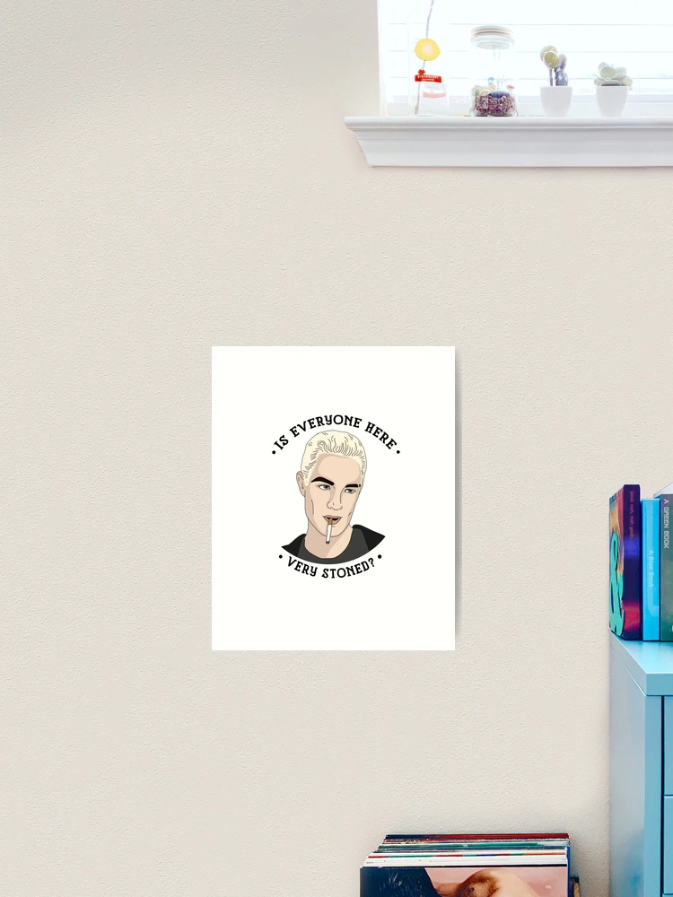 SPIKE - BUFFY Art Print by wadee