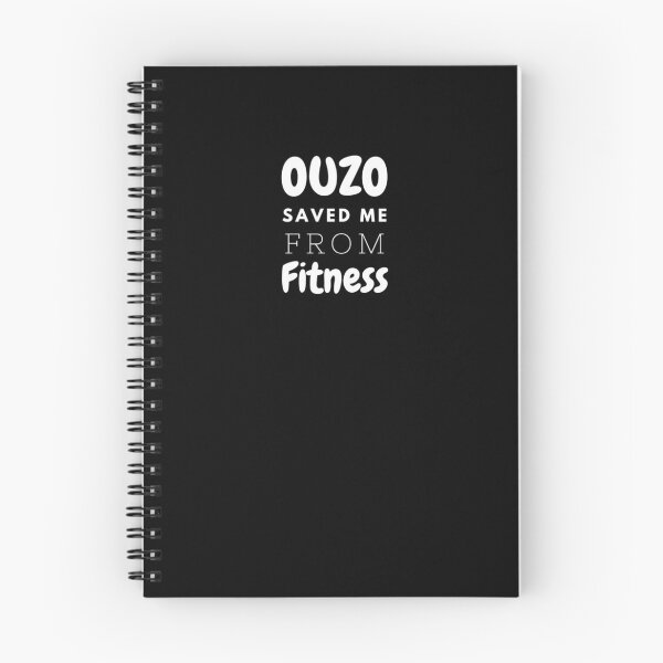 Item preview, Ouzo Saved Me from Fitness - Gifts for Greeks designed and sold by TheGreekGuy.