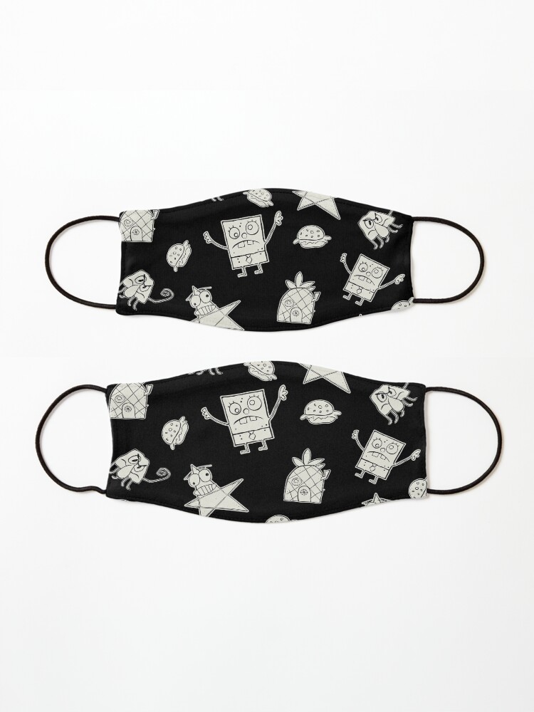 Alternate view of Doodle Bob Pattern Mask