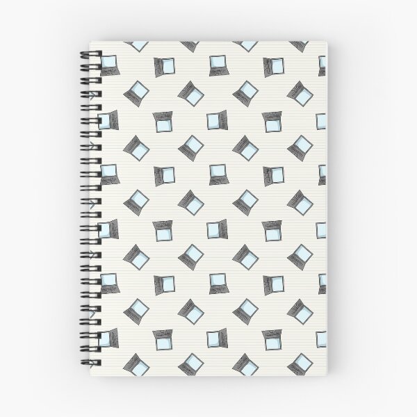 Item preview, Hand drawn cartoon scattered laptop for working at home designed and sold by Limolida.