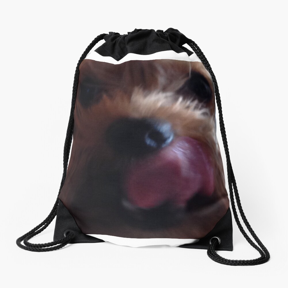 Cute Yorkshire Terrier Drawstring Bag