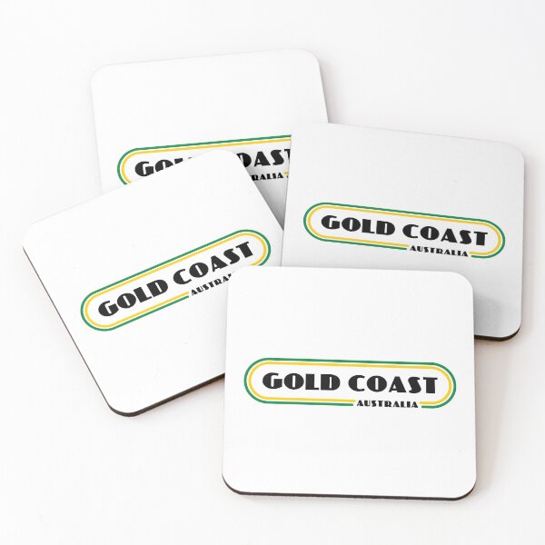 Item preview, Gold Coast City Aussie Australia Retro Vintage Lines designed and sold by creativecaveman.
