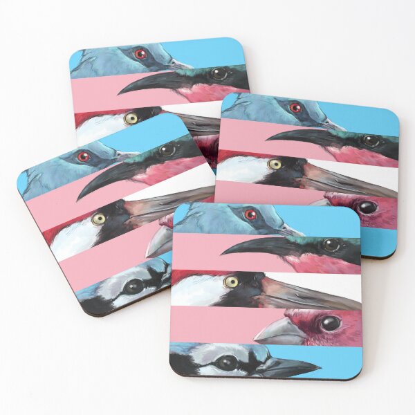 Item preview, Trans Pride Birds designed and sold by Haliaeetus.