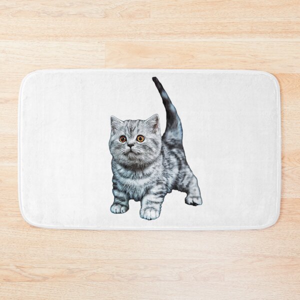 Item preview, British Shorthair Tabby Cat Kitten designed and sold by ElegantCat.