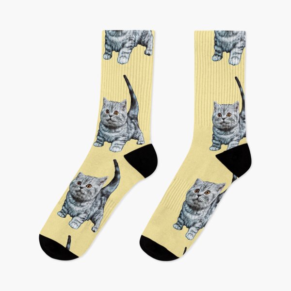 Item preview, British Shorthair Tabby Cat Kitten designed and sold by ElegantCat.