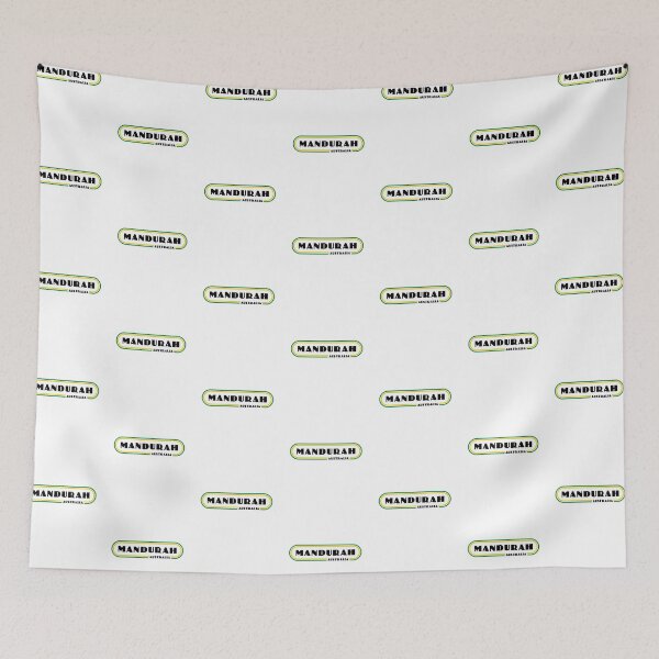 Item preview, Mandurah City Aussie Australia Retro Vintage Lines designed and sold by creativecaveman.