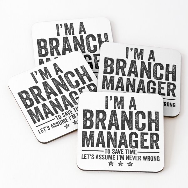 Item preview, I'm A Branch Manager To Save Time Let's Assume I'm Never Wrong designed and sold by kamrankhan.