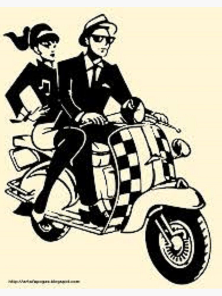 ska couple vespa\