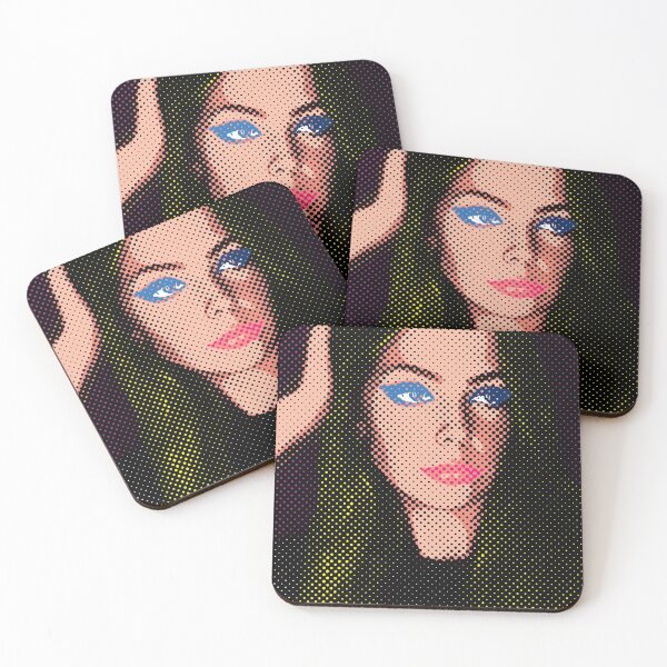 Item preview, Pop Art Girl portrait dotty designed and sold by JillBusbyArt.