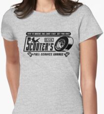 Scooter's Workshop v2 Women's Fitted T-Shirt