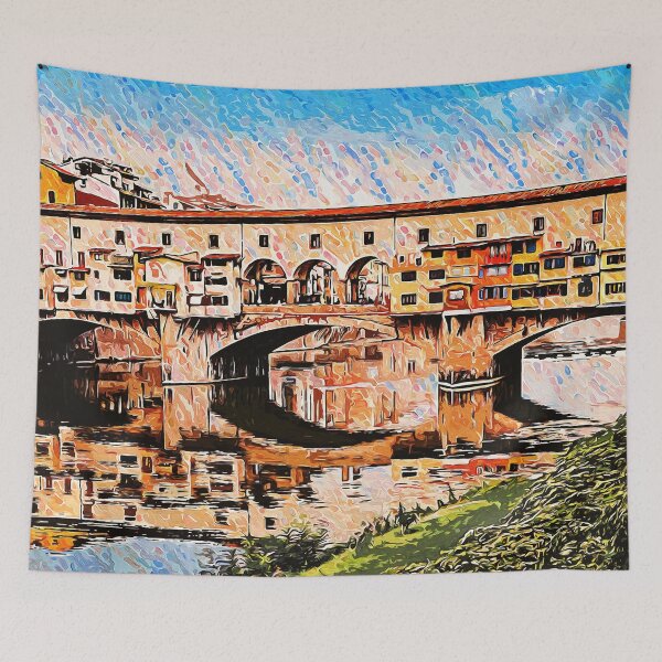 Item preview, Florence, Ponte Vecchio designed and sold by AM FineArtPrints.